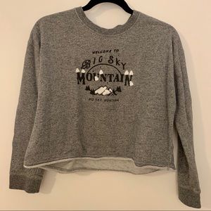 Madewell Crop Sweatshirt